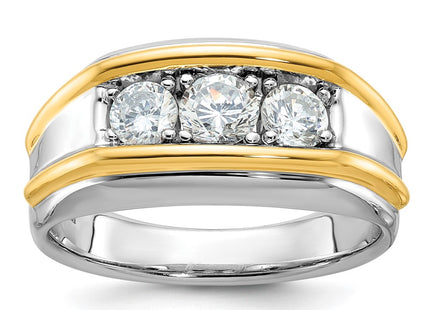 14k Two-tone Rings Style B63174 - Classique Jewelry Inc.