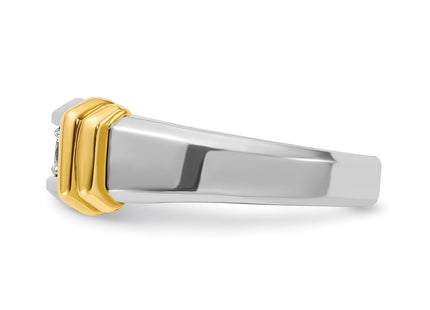 14k Two-tone Rings Style B63179 - Classique Jewelry Inc.