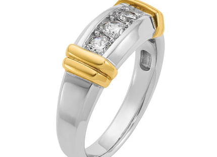 14k Two-tone Rings Style B63179 - Classique Jewelry Inc.