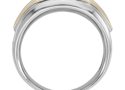 14k Two-tone Rings Style B63185 - Classique Jewelry Inc.