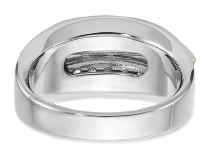 14k Two-tone Rings Style B63185 - Classique Jewelry Inc.