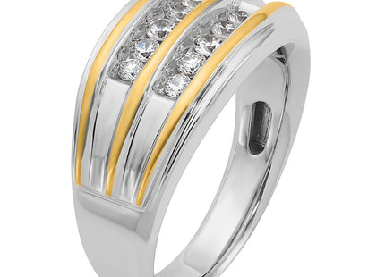 14k Two-tone Rings Style B63185 - Classique Jewelry Inc.