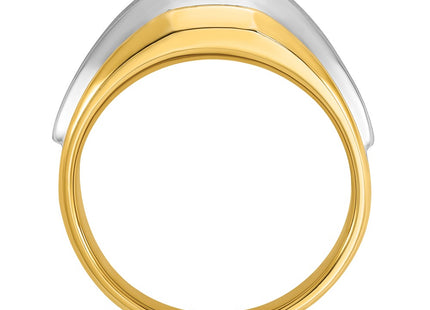 14k Two-tone Rings Style B63195 - Classique Jewelry Inc.