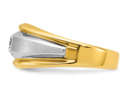 14k Two-tone Rings Style B63195 - Classique Jewelry Inc.