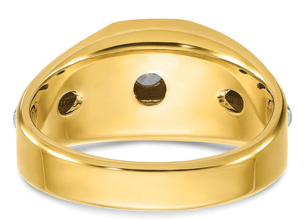 14k Two-tone Rings Style B63195 - Classique Jewelry Inc.