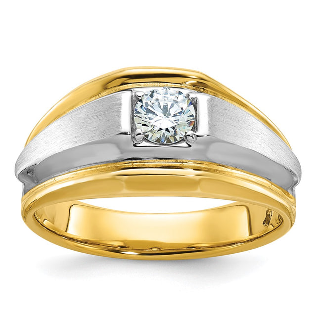 14k Two-tone Rings Style B63195 - Classique Jewelry Inc.