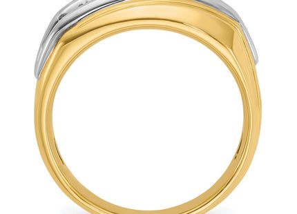 14k Two-tone Rings Style B63198 - Classique Jewelry Inc.