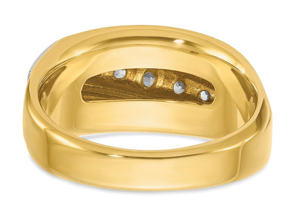 14k Two-tone Rings Style B63198 - Classique Jewelry Inc.