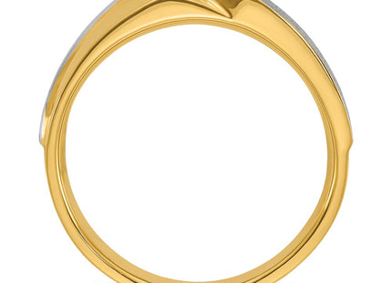 14k Two-tone Rings Style B63231 - Classique Jewelry Inc.