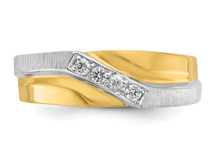 14k Two-tone Rings Style B63231 - Classique Jewelry Inc.