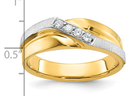 14k Two-tone Rings Style B63231 - Classique Jewelry Inc.