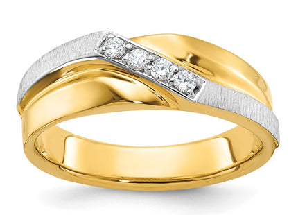 14k Two-tone Rings Style B63231 - Classique Jewelry Inc.