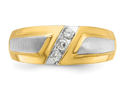 14k Two-tone Rings Style B63232 - Classique Jewelry Inc.