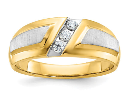14k Two-tone Rings Style B63232 - Classique Jewelry Inc.