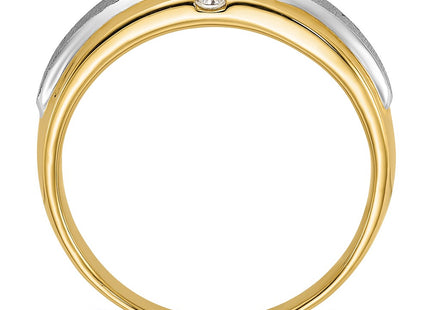 14k Two-tone Rings Style B63233 - Classique Jewelry Inc.