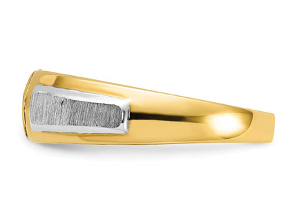 14k Two-tone Rings Style B63233 - Classique Jewelry Inc.