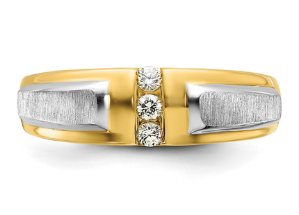 14k Two-tone Rings Style B63233 - Classique Jewelry Inc.