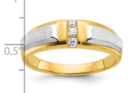 14k Two-tone Rings Style B63233 - Classique Jewelry Inc.