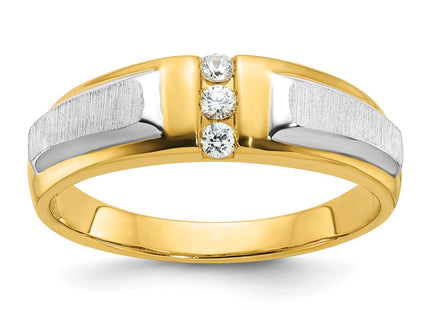 14k Two-tone Rings Style B63233 - Classique Jewelry Inc.