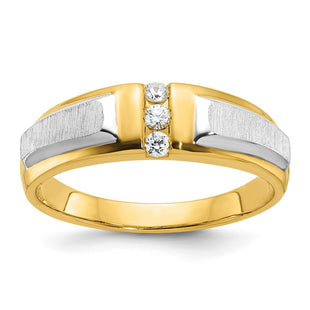 14k Two-tone Rings Style B63233 - Classique Jewelry Inc.