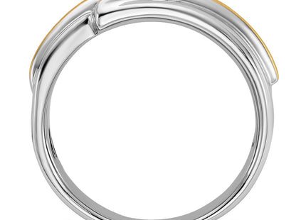 14k Two-tone Rings Style B63236 - Classique Jewelry Inc.