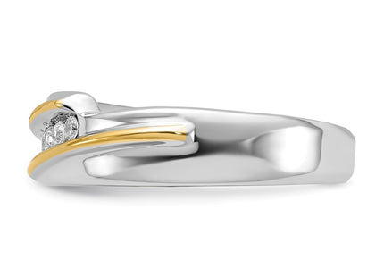 14k Two-tone Rings Style B63236 - Classique Jewelry Inc.