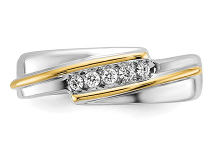 14k Two-tone Rings Style B63236 - Classique Jewelry Inc.