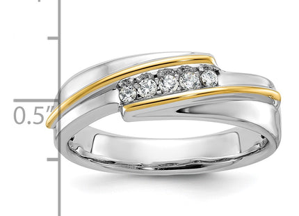 14k Two-tone Rings Style B63236 - Classique Jewelry Inc.