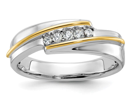 14k Two-tone Rings Style B63236 - Classique Jewelry Inc.