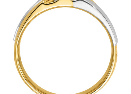 14k Two-tone Rings Style B63237 - Classique Jewelry Inc.