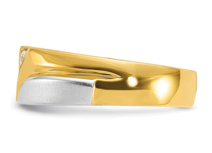 14k Two-tone Rings Style B63237 - Classique Jewelry Inc.