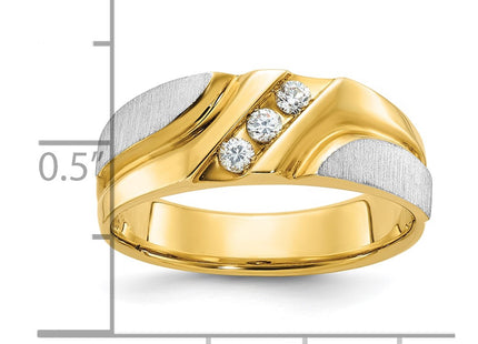 14k Two-tone Rings Style B63237 - Classique Jewelry Inc.