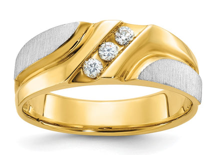14k Two-tone Rings Style B63237 - Classique Jewelry Inc.