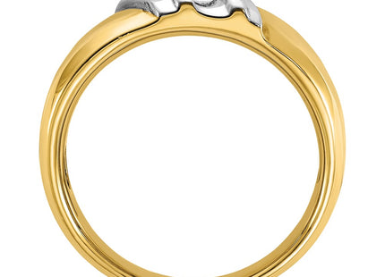 14k Two-tone Rings Style B63239 - Classique Jewelry Inc.