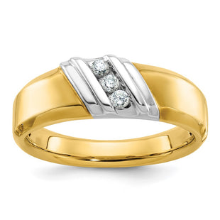 14k Two-tone Rings Style B63239 - Classique Jewelry Inc.