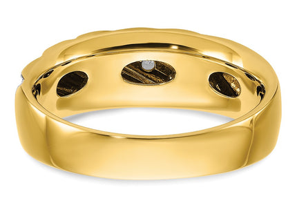 14k Yellow & Rhodium Rings Style B63242 - Classique Jewelry Inc.