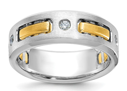 14k Two-tone Rings Style B63291 - Classique Jewelry Inc.