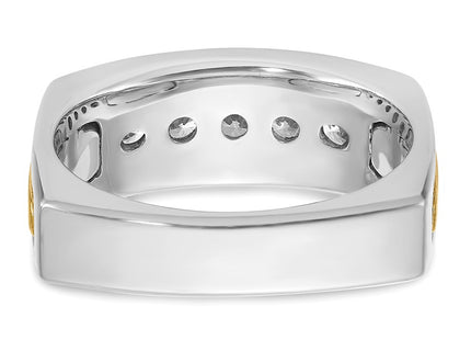 14k Two-tone Rings Style B63302 - Classique Jewelry Inc.