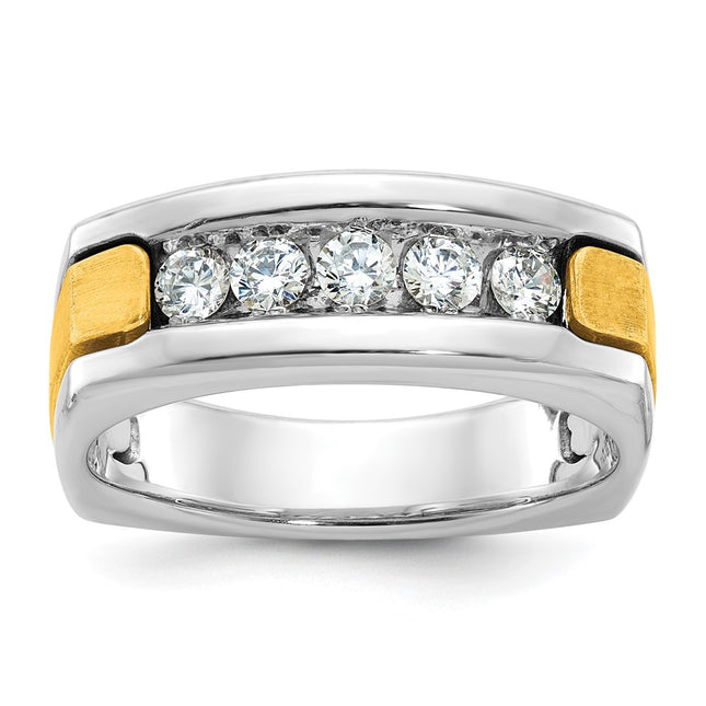 14k Two-tone Rings Style B63302 - Classique Jewelry Inc.