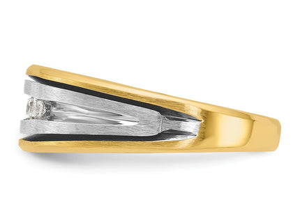 14k Two-tone Rings Style B63387 - Classique Jewelry Inc.