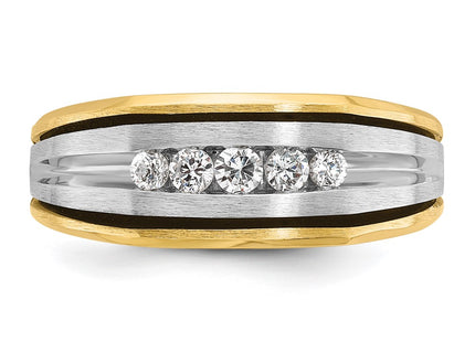 14k Two-tone Rings Style B63387 - Classique Jewelry Inc.