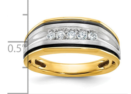 14k Two-tone Rings Style B63387 - Classique Jewelry Inc.