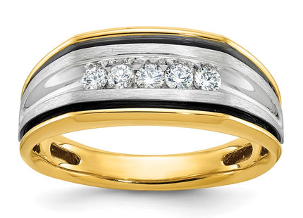 14k Two-tone Rings Style B63387 - Classique Jewelry Inc.
