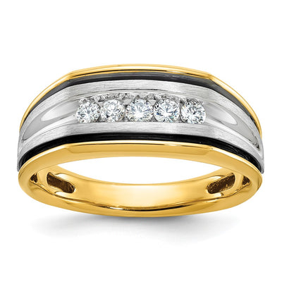 14K gold diamond ring