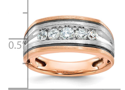 14K White/Rose Gold Rings Style B63388 - Classique Jewelry Inc.