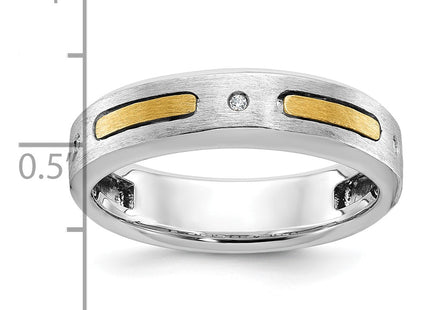 14K gold diamond ring, another view