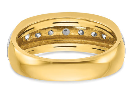 14k Two-tone Rings Style B63411 - Classique Jewelry Inc.