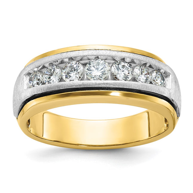 14k Two-tone Rings Style B63411 - Classique Jewelry Inc.