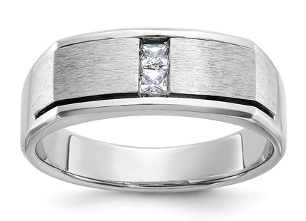 14k White Gold Rings Style B63418 - Classique Jewelry Inc.
