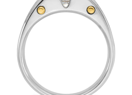 14k Two-tone Rings Style B63434 - Classique Jewelry Inc.